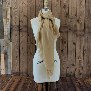 Dust gold cashmere scarf ✨ 🌜